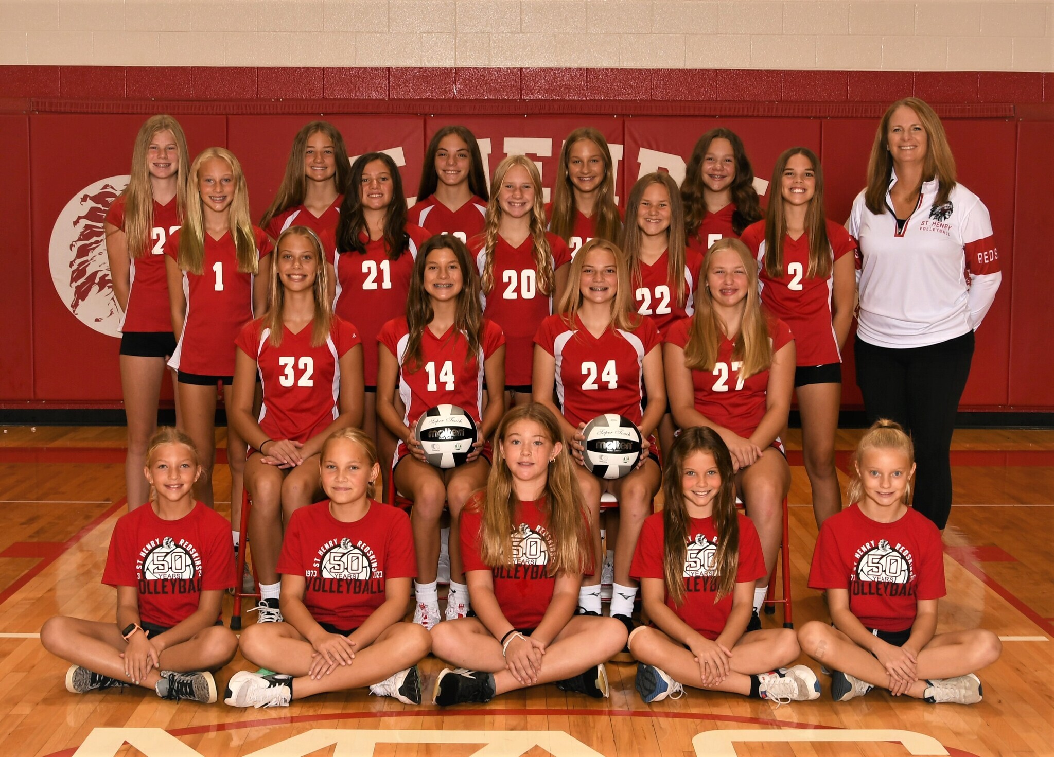 7th Grade St. Henry Volleyball